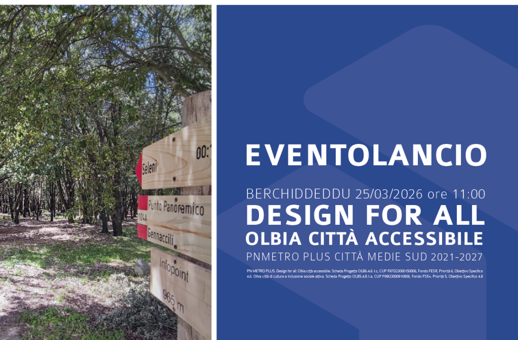 Olbia: parte la co-progettazione di “Design for All”