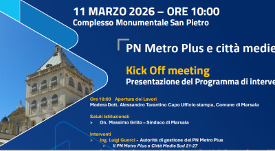 A Marsala: Kick Off meeting progetti PN Metro Plus