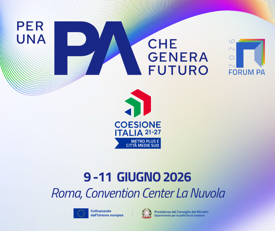 Il PN Metro Plus e le 39 Città Medie del Sud in primo piano al Forum PA 2026
